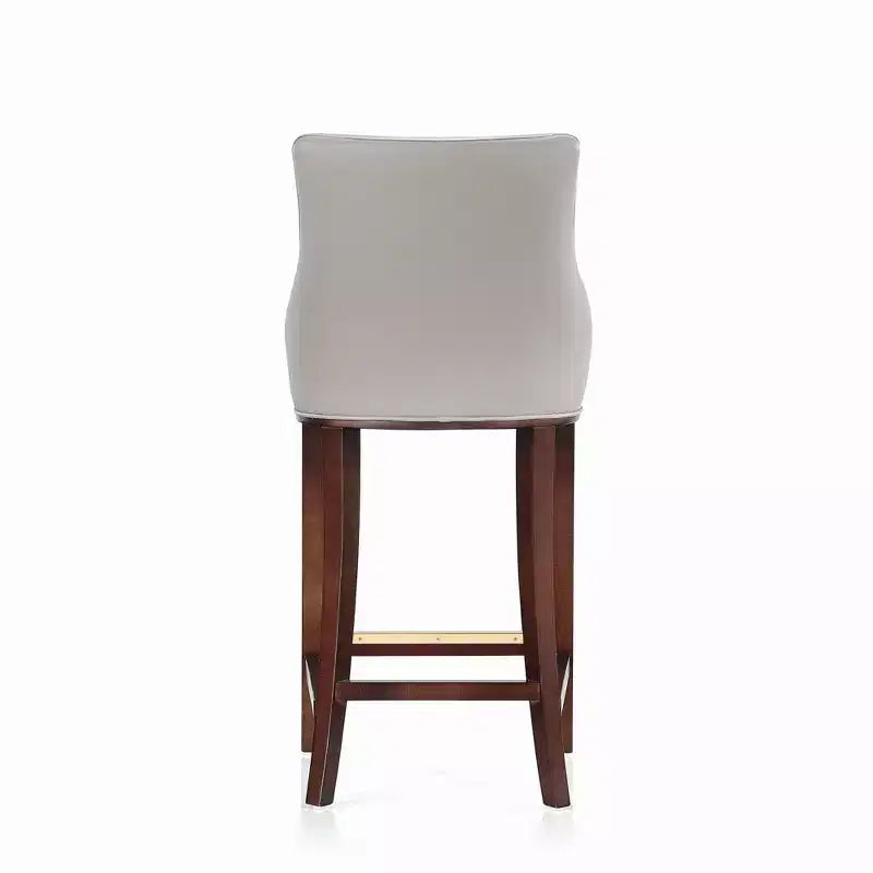 Manhattan Comfort Juego de 3 Taburetes de Bar Modernos de Piel Sintética Shubert