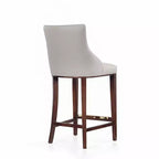 Manhattan Comfort Juego de 3 Taburetes de Bar Modernos de Piel Sintética Shubert