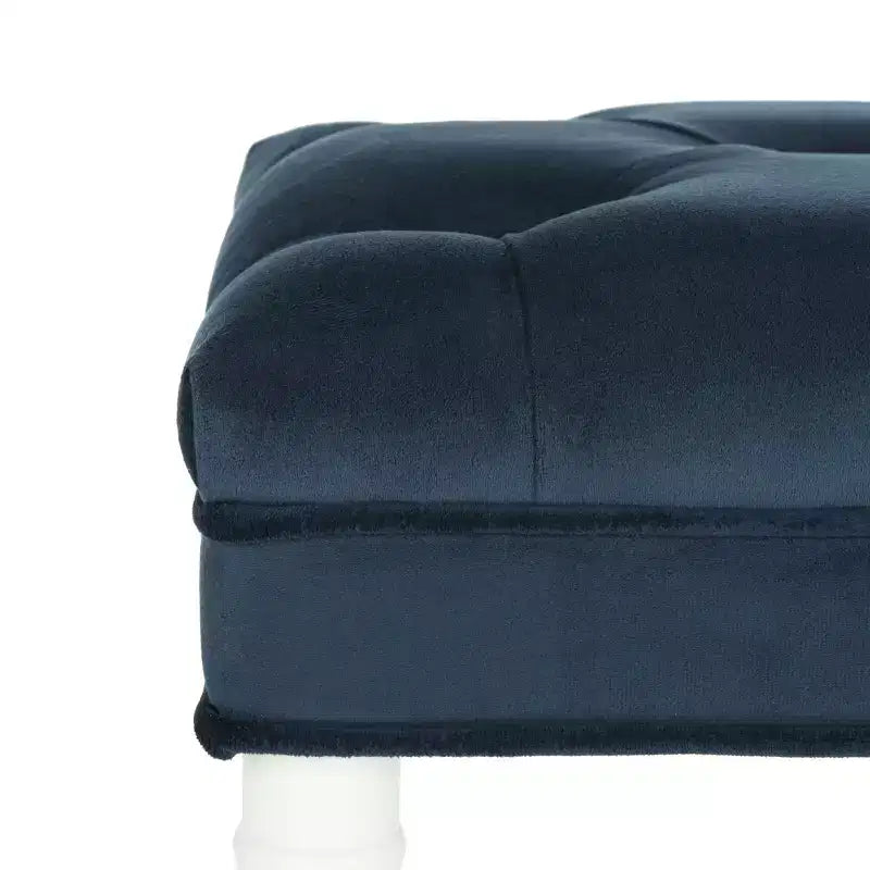 Banco capitoné Rory - FOX6294 - Azul marino - Safavieh Couture