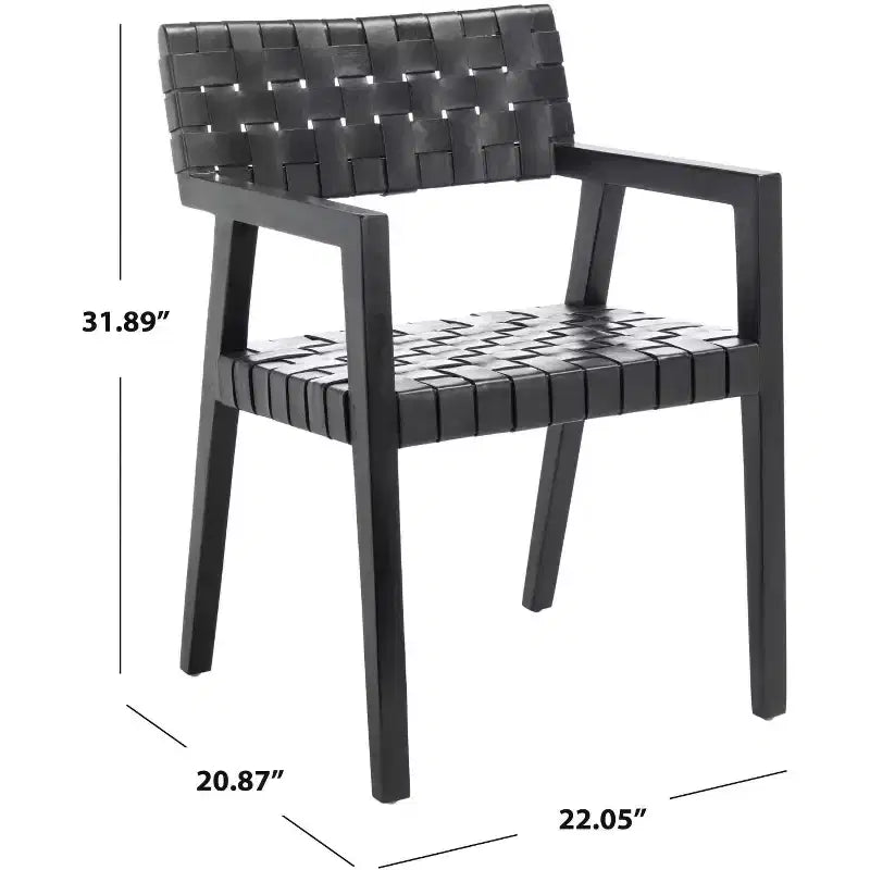 Silla de comedor de cuero Cire - DCH4004 - Safavieh
