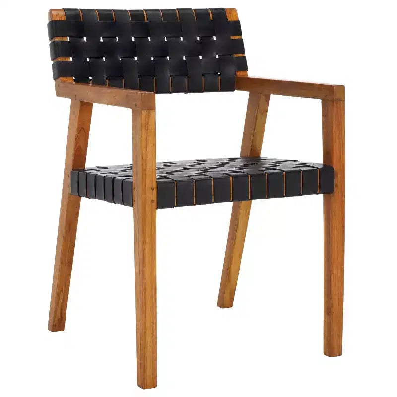 Silla de comedor de cuero Cire - DCH4004 - Safavieh