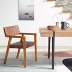 Silla de comedor de cuero Cire - DCH4004 - Safavieh