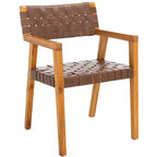 Silla de comedor de cuero Cire - DCH4004 - Safavieh