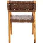 Silla de comedor de cuero Cire - DCH4004 - Safavieh