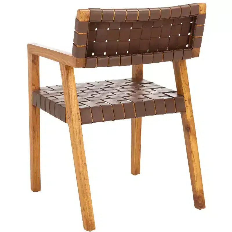 Silla de comedor de cuero Cire - DCH4004 - Safavieh