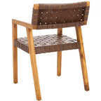 Silla de comedor de cuero Cire - DCH4004 - Safavieh