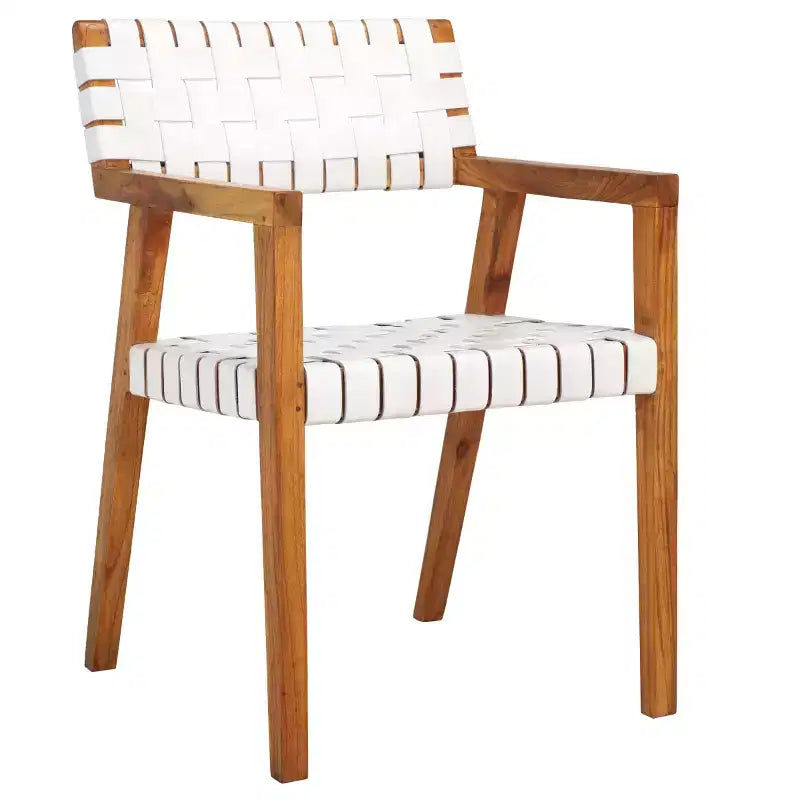 Silla de comedor de cuero Cire - DCH4004 - Safavieh