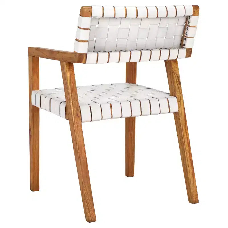 Silla de comedor de cuero Cire - DCH4004 - Safavieh