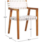 Silla de comedor de cuero Cire - DCH4004 - Safavieh
