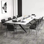 Silla de sala de espera sin ruedas, juego de 2/4/6/8/10/12 con reposabrazos integrados para recepción