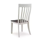 Silla de comedor bicolor Darborn Farmhouse 18, gris y marrón