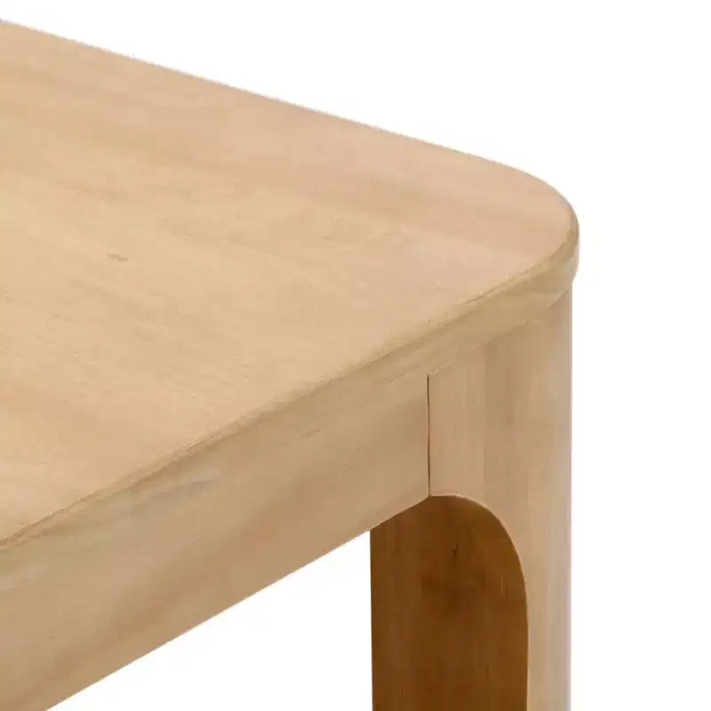 Plank+Beam Mesa auxiliar cuadrada de madera maciza de 20 pulgadas con estante, mesa auxiliar para sala de estar con almacenamiento