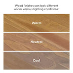 Plank+Beam Mesa auxiliar cuadrada de madera maciza de 20 pulgadas con estante, mesa auxiliar para sala de estar con almacenamiento