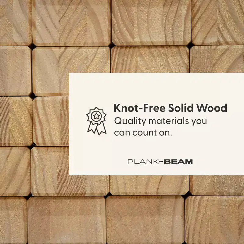 Estructura de cama individual de granja Plank+Beam con cabecero, cama de plataforma de madera maciza