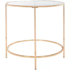 Mesa auxiliar redonda Kolby - ACC8004A - Oro pulido - Safavieh