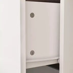 Armario Moderno con Espejo, Armario Organizador con Rieles Resistentes y Cajones Suaves