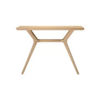 Mesa consola Verso, mesa auxiliar de sofá moderna de madera maciza de 46 pulgadas, mesa estrecha para recibidor, detrás del sofá, sala de estar