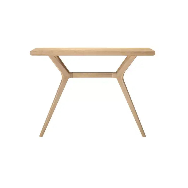 Mesa consola Verso, mesa auxiliar de sofá moderna de madera maciza de 46 pulgadas, mesa estrecha para recibidor, detrás del sofá, sala de estar