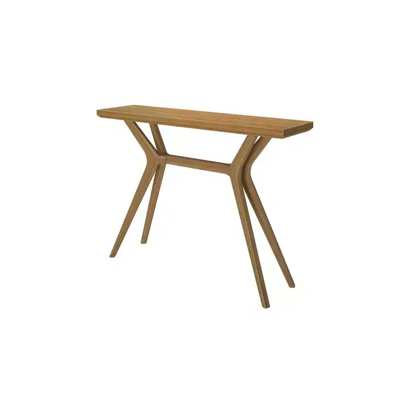Mesa consola Verso, mesa auxiliar de sofá moderna de madera maciza de 46 pulgadas, mesa estrecha para recibidor, detrás del sofá, sala de estar