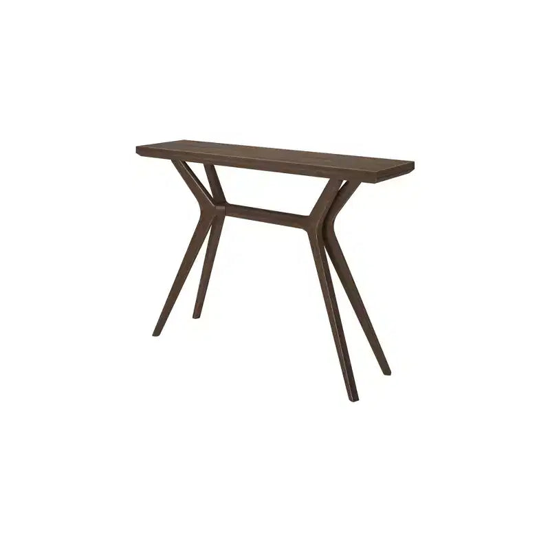 Mesa consola Verso, mesa auxiliar de sofá moderna de madera maciza de 46 pulgadas, mesa estrecha para recibidor, detrás del sofá, sala de estar